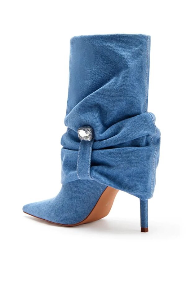 Fox-Denim Stiletto Bootie