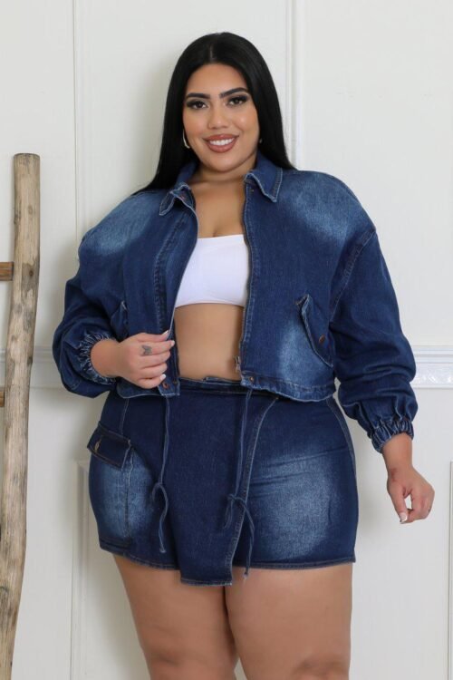 Denim Crop Jacket