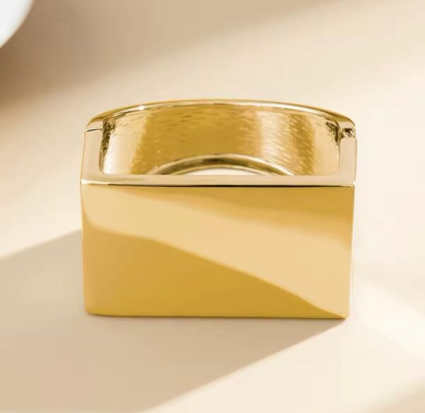 Exaggerated Gold Silver Color Bangles