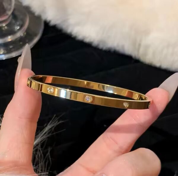 Titanium Steel Gold Bracelet