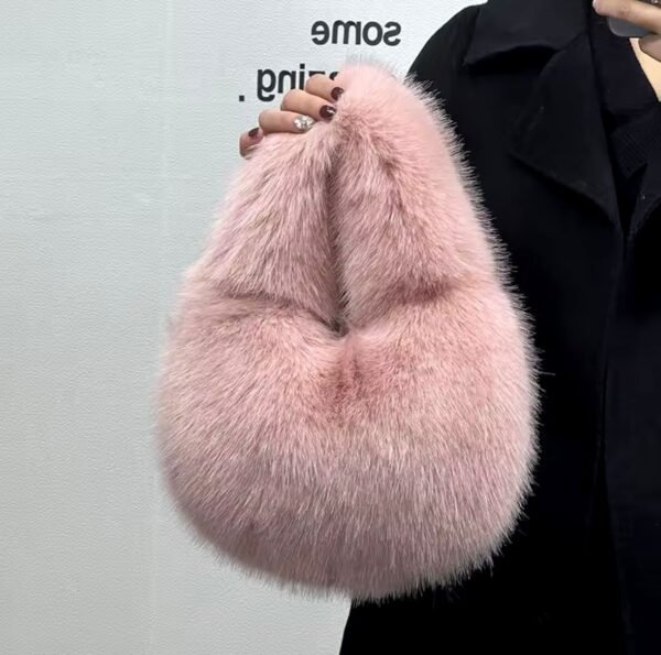 Fluffy Faux Fur Hand Bag