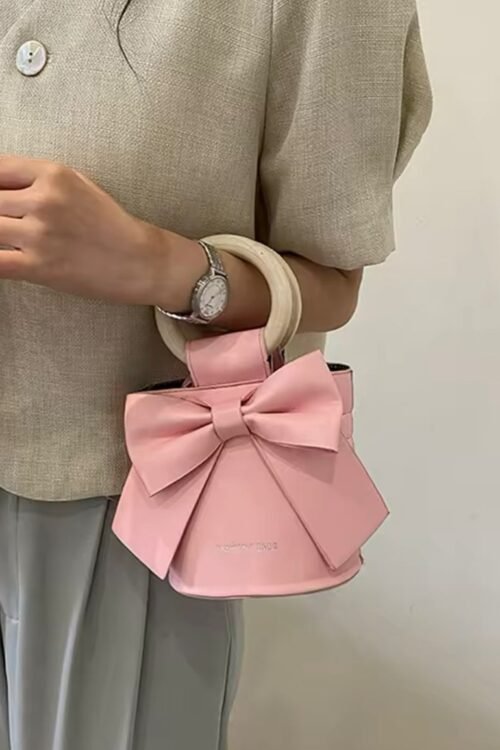 Sweet Bow Tie Designer Mini Shoulder Handbag