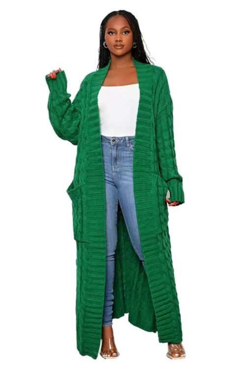 Knitted Long Cardigan