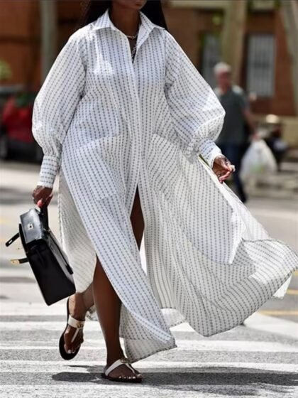 Button-Up Shirt Dress