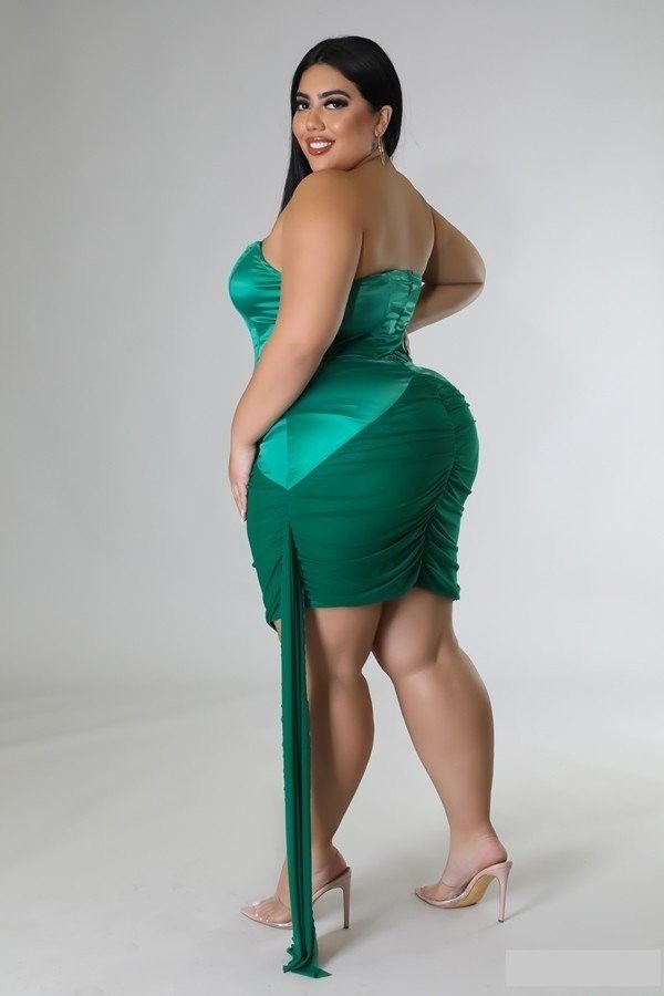 Corset Drape Mini Dress - Image 2