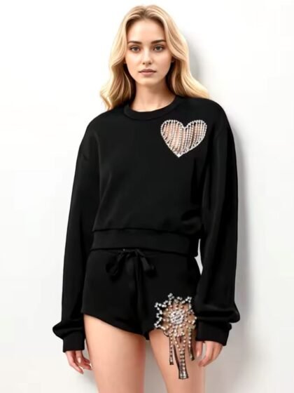 Hollow Diamond Short Set
