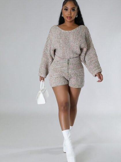Sweater Shirt Set