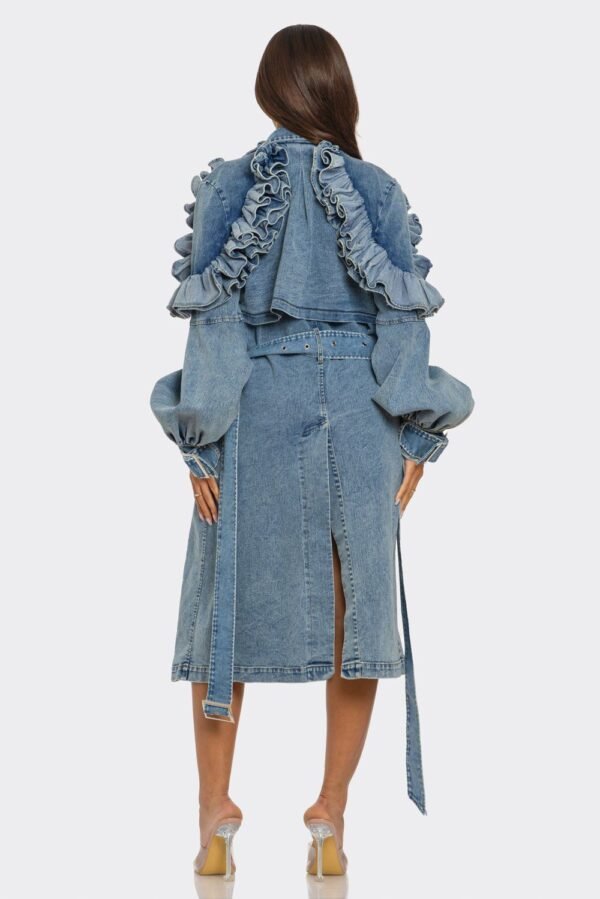 Denim Trench Coat