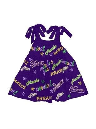 Mardi Gras Doll Dress