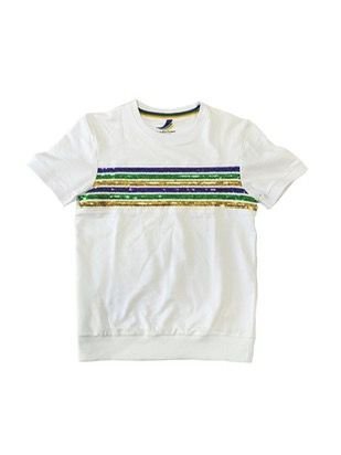 Glitter Strip Top