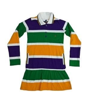 Mardi Gras Strip Dress