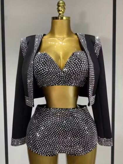 Sparkle Rhinestone 3 Piece Set