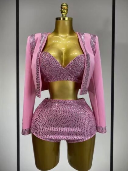 Sparkle Rhinestone 3 Piece Set