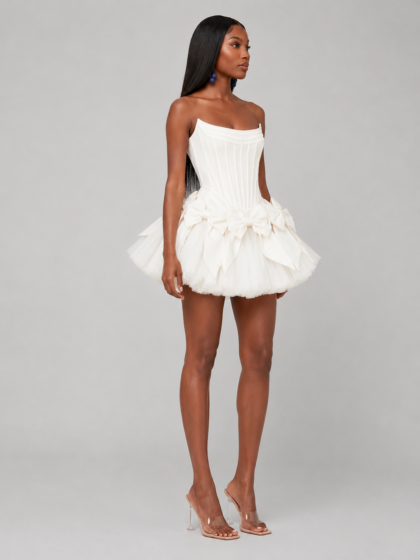 Sleeveless A-Line Tulle Dress