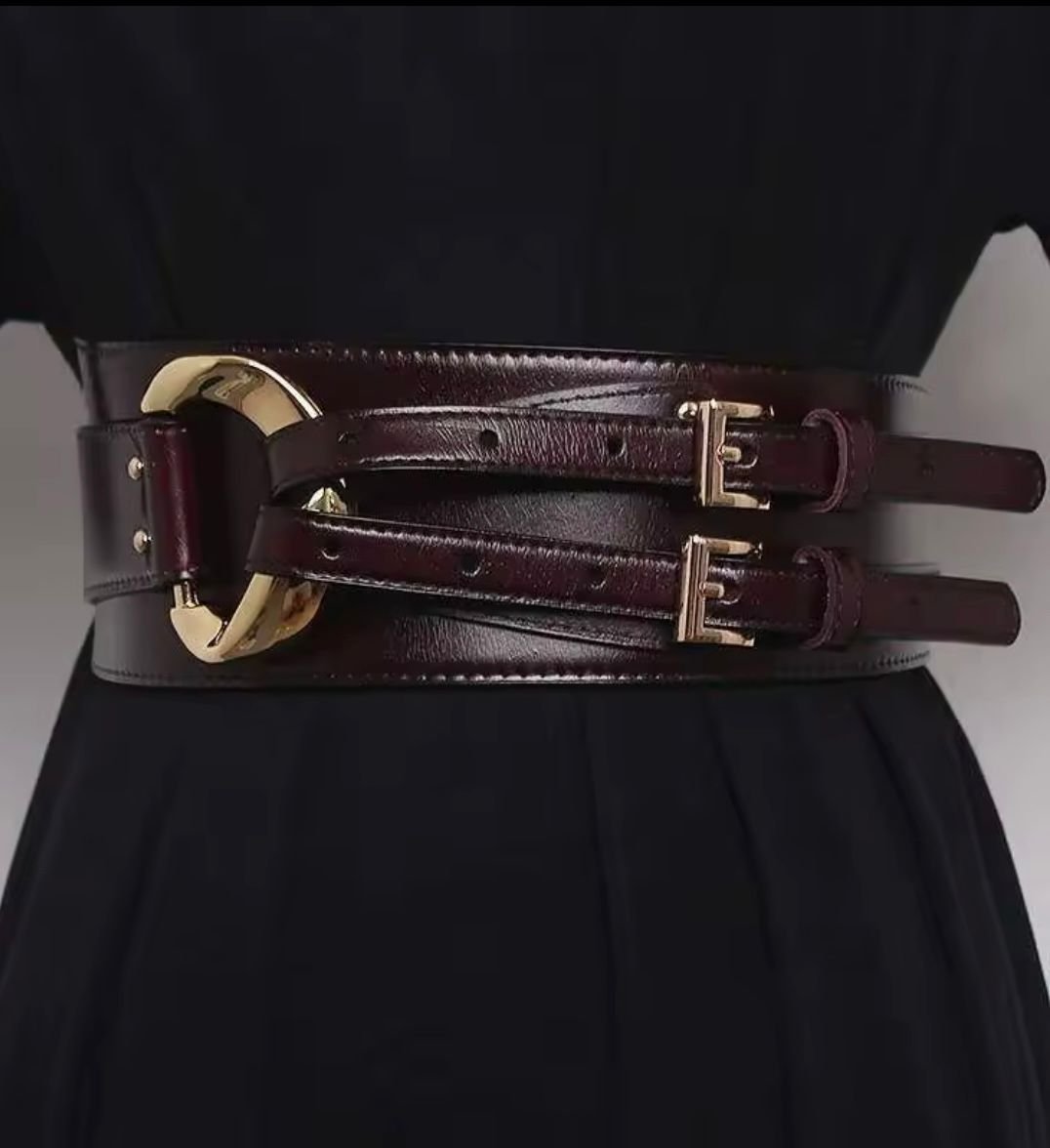 Double Buckle Fashion Belt