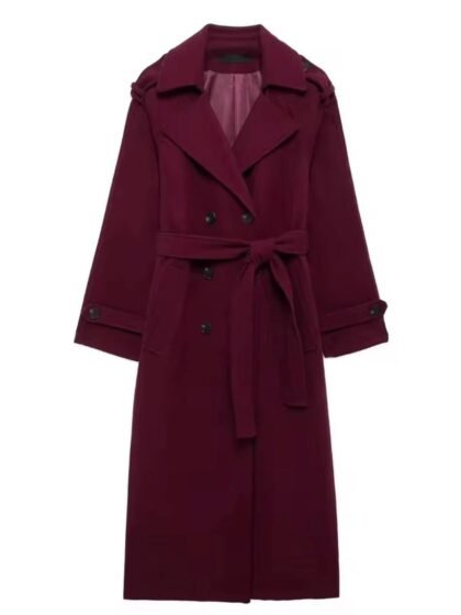 Wool Tie Coat