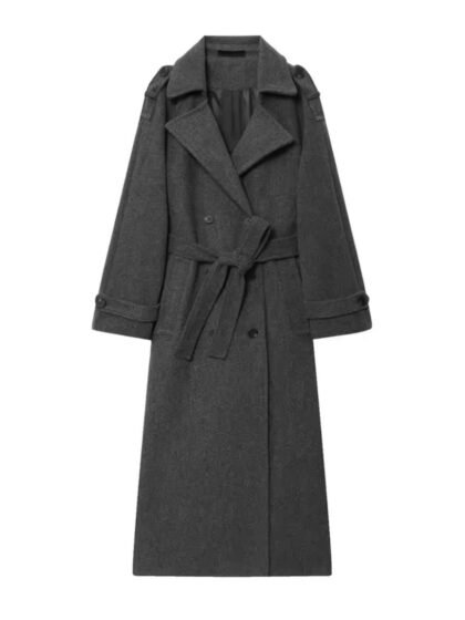 Wool Tie Coat