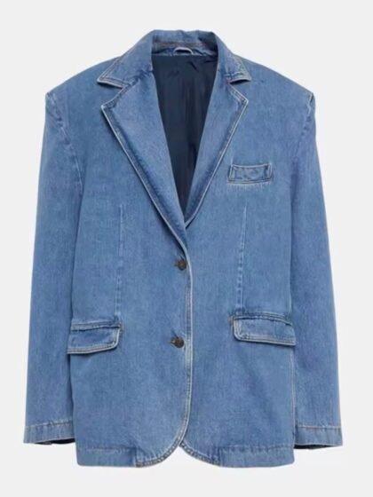 2 Piece 3D Floral Denim Set