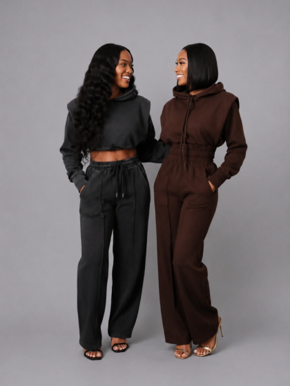 Cap Sleeve Sweat Suite