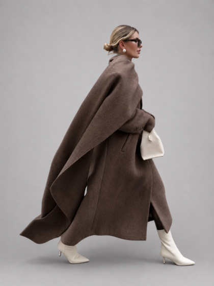 Wrap Wool Coat