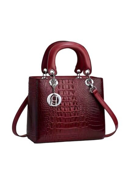 Leather Shoulder Crossbody Tote