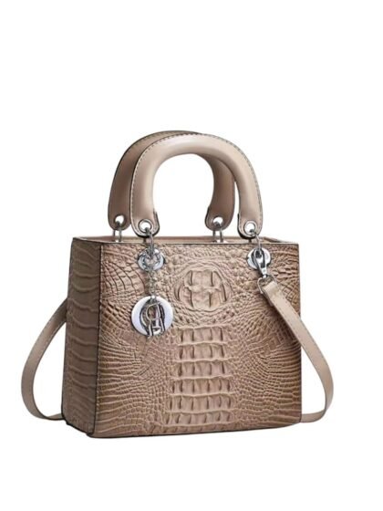 Leather Shoulder Crossbody Tote