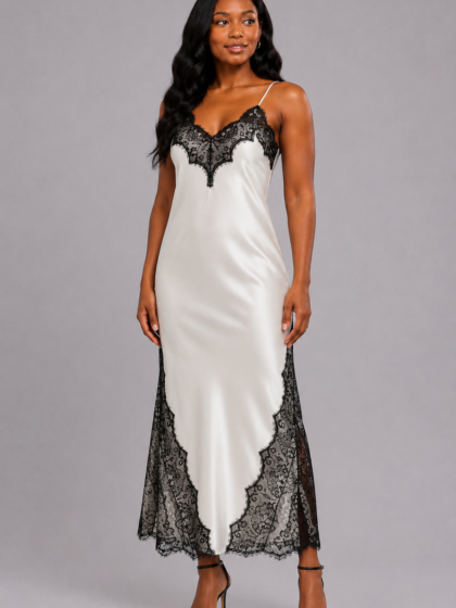 faux strappy lace dress
