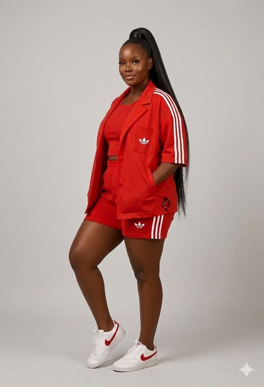 Adidas 3 Piece Short Set
