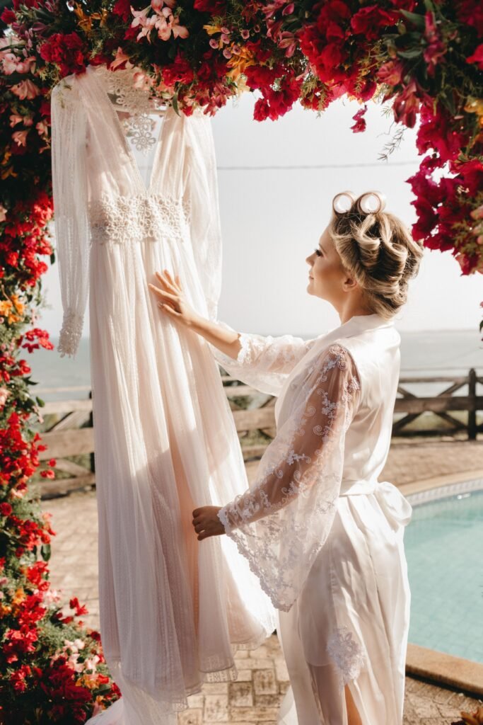 Elegant maxi dresses for weddings