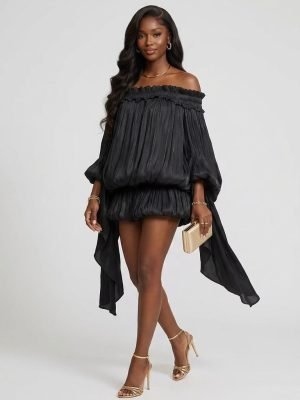 Loose Spliced Folds Dress