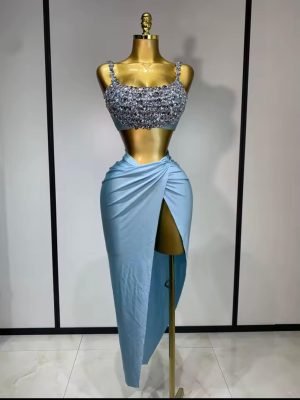 Crystal Diamonds Two Pieces Set
