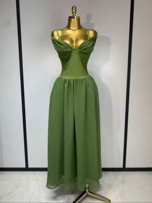 Off Shoulder Bodycon Maxi Long Bandage Dress