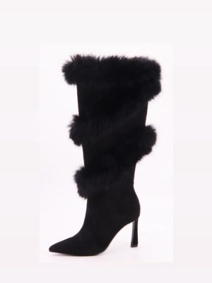 Fur Trim Boots