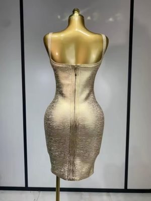 Gold Bodycon Bandage