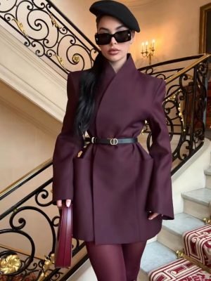 Slim Waist Blazer Coat