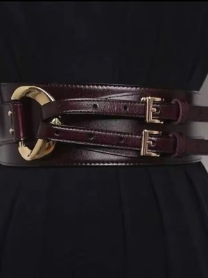 Double Buckle Fashion Belt