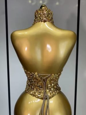 Rhinestones Sexy Transparent Mesh Top Women